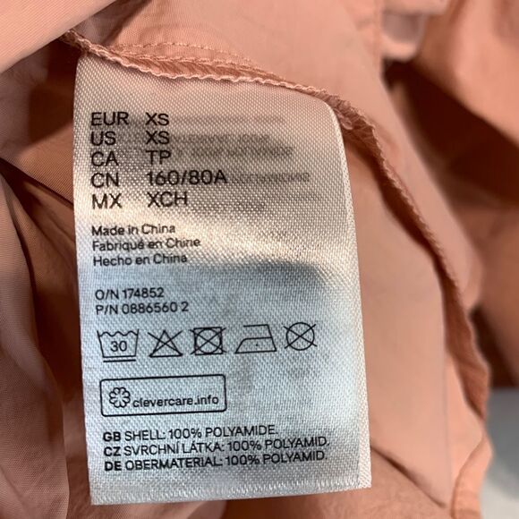 H&M Divided Pink Ruffled Tie Back Top - Picture 5 of 10